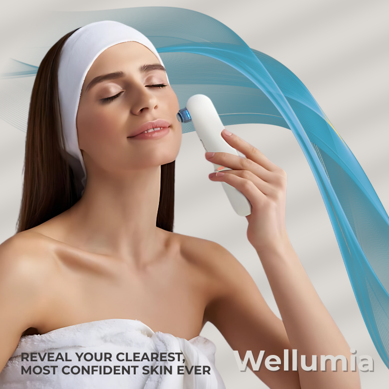 DeepClean Pore Cleaner – Hot & Cold Blackhead Remover with LED Light Therapy