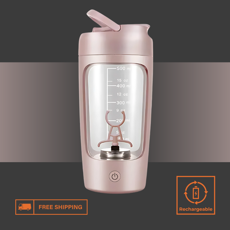 Rechargeable Electric Protein Shaker – Recharge. Blend. Go.