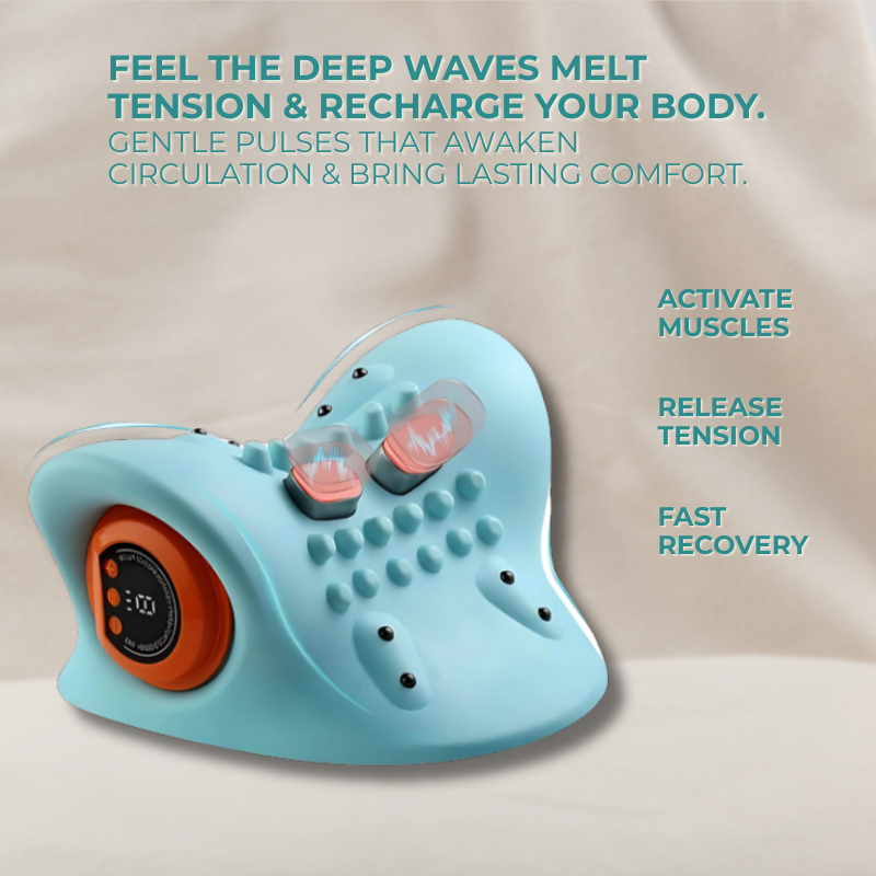 Smart Neck Massager Pillow – Melt Stress & Recharge Anywhere