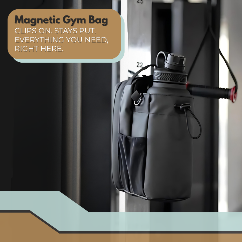 Magnetic Gym Bag – Lightweight & Secure Storage,