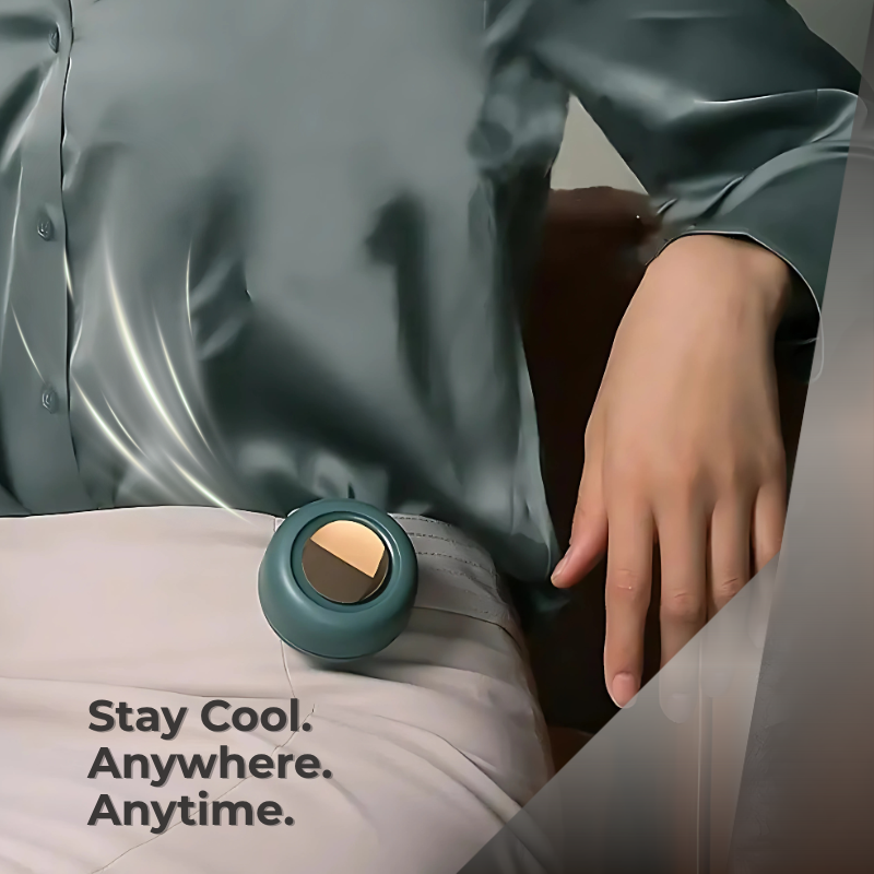 Bladeless Mini Clip Fan – Stay Cool. Anywhere. Anytime.
