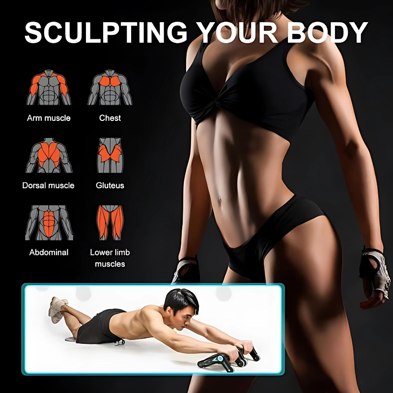 Ab Roller – 2-in-1 Core Dominator