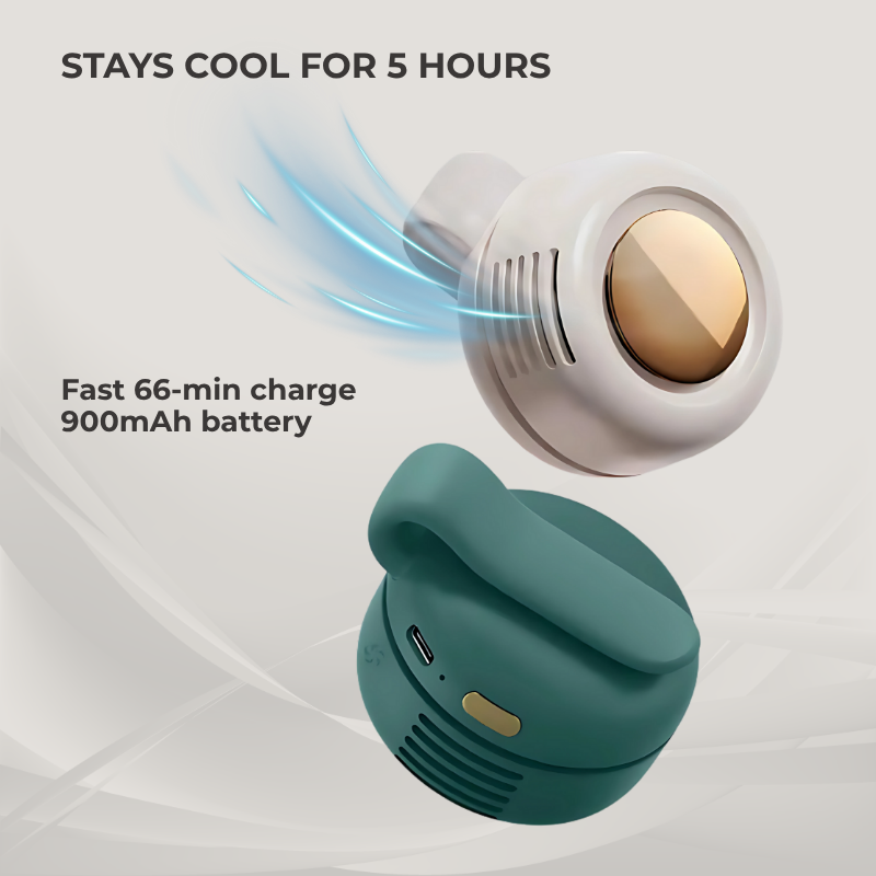 Bladeless Mini Clip Fan – Stay Cool. Anywhere. Anytime.