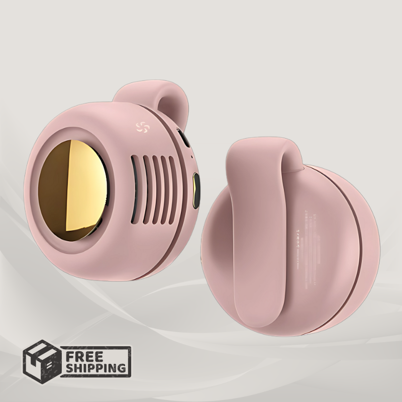 Bladeless Mini Clip Fan – Stay Cool. Anywhere. Anytime.