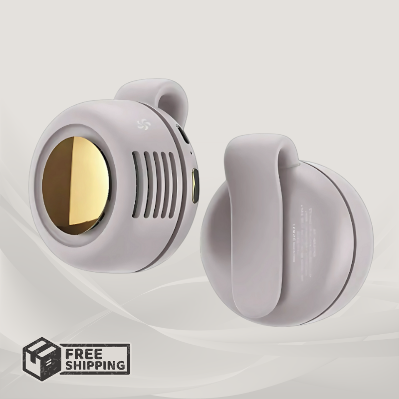 Bladeless Mini Clip Fan – Stay Cool. Anywhere. Anytime.