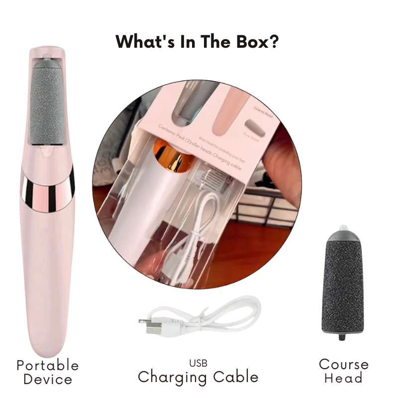 SilkSole™ Electric Foot Grinder & Peeling System