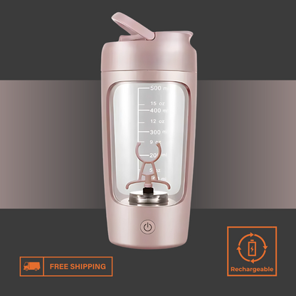 Rechargeable Electric Protein Shaker – Recharge. Blend. Go.