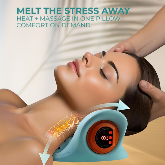 Smart Neck Massager Pillow – Melt Stress & Recharge Anywhere
