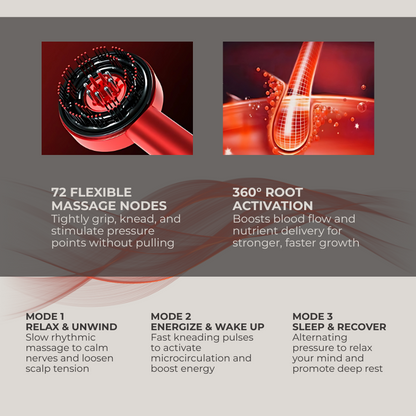 ScalpMate™ 3-in-1 Smart Scalp Massager