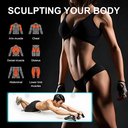 Ab Roller – 2-in-1 Core Dominator