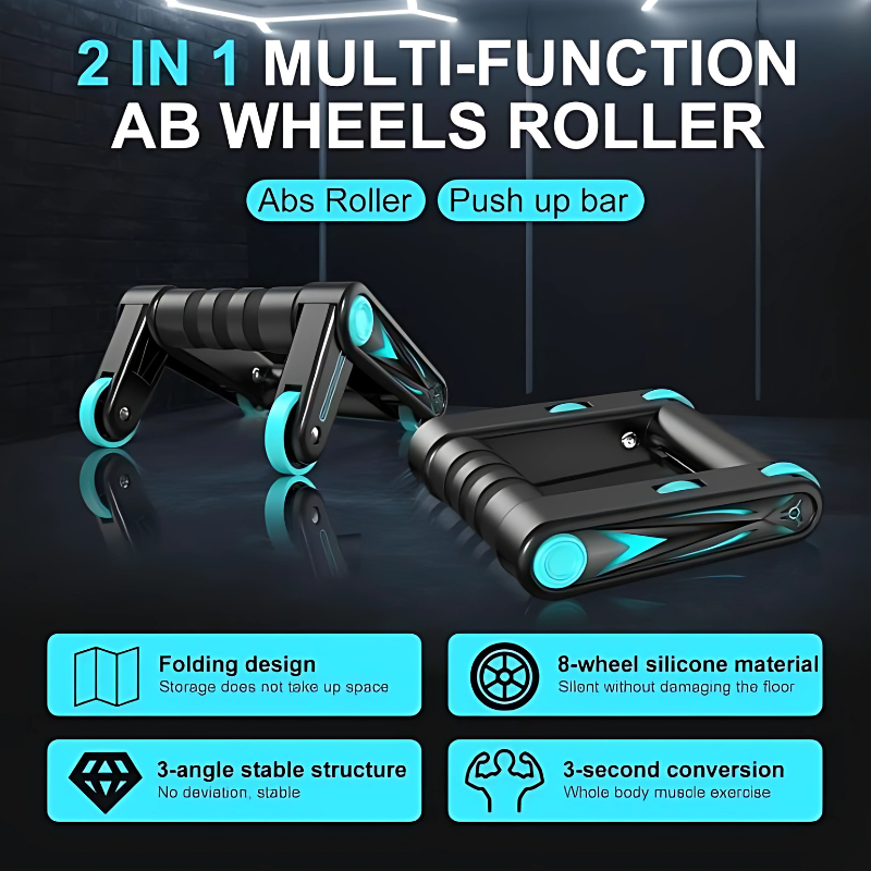Ab Roller – 2-in-1 Core Dominator